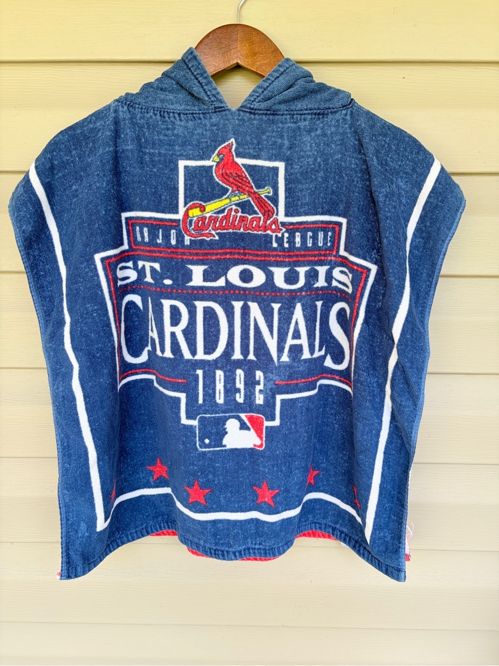 Vintage Biederlack Terrycloth MLB “Cuddle Wrap” St. Louis Cardinals Stadiumcore